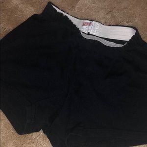 Black soffe shorts